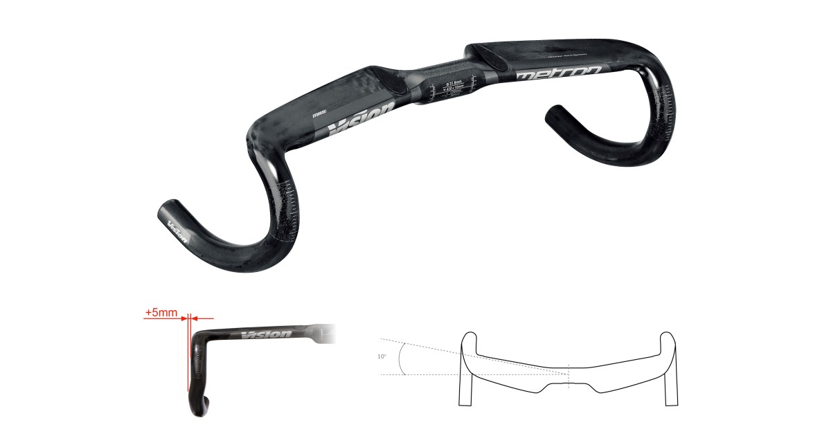 Vision Metron 4D Flat M.A.S. Handlebar | Strictly Bicycles